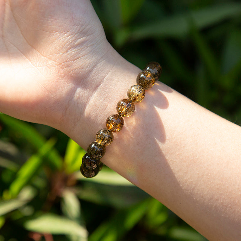 Mystical Rutilated Quartz Bracelet – ORVEL GEMS