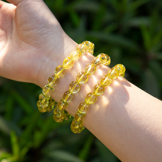 Lemon Quartz Beaded Bracelet – ORVEL GEMS