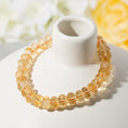 Load image into Gallery viewer, Bright  Citrine Rondelle Crystal Beaded Bracelets
