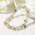 Load image into Gallery viewer, Natural Green Rutilated Quartz Chips Crystal Beaded Bracelets
