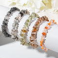 Load image into Gallery viewer, Natural Green Rutilated Quartz Chips Crystal Beaded Bracelets
