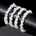 Load image into Gallery viewer, Blue Flash Moonstone Chips Crystal Beaded Bracelets
