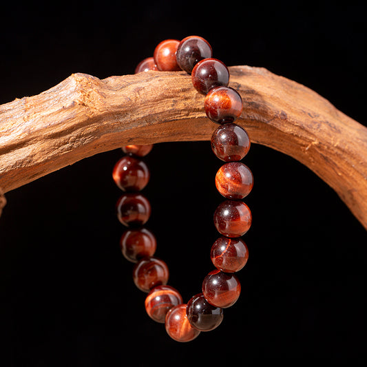 Red Tiger's Eye Beaded Bracelet – ORVEL GEMS