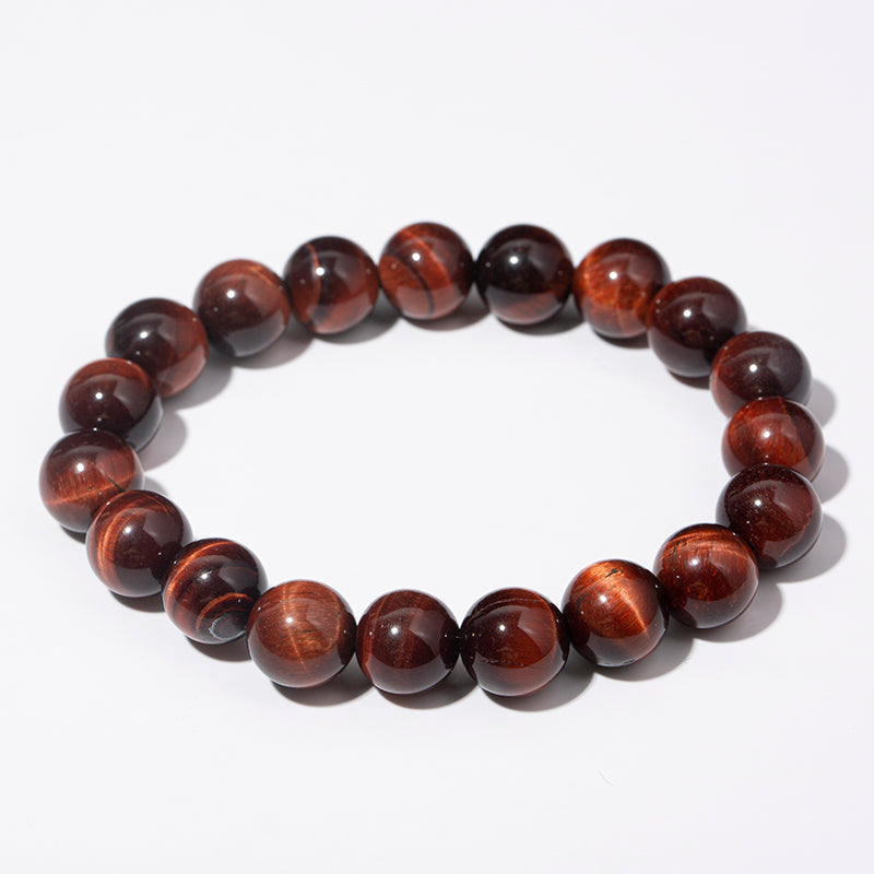 Red Tiger's Eye Beaded Bracelet – ORVEL GEMS