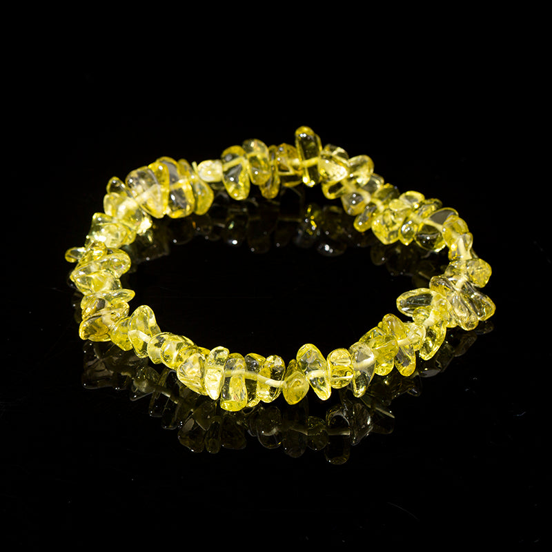 Lemon Quartz Chips Bracelet – ORVEL GEMS