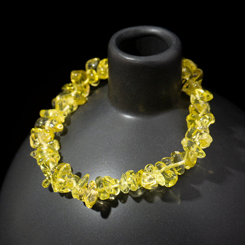 Lemon Quartz Chips Bracelet – ORVEL GEMS