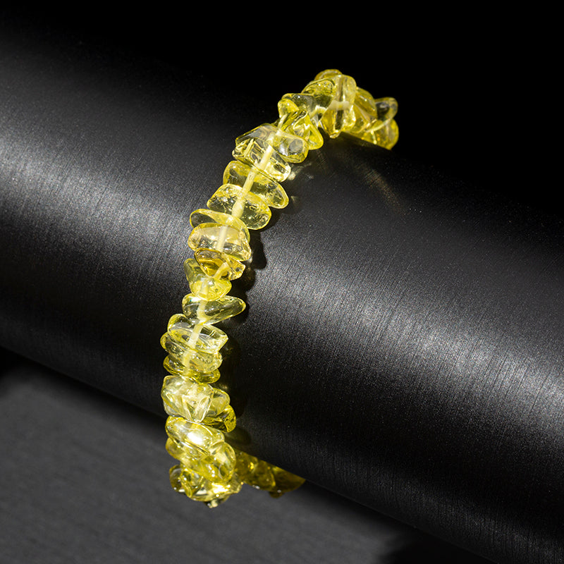 Lemon Quartz Chips Bracelet – ORVEL GEMS