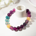 Load image into Gallery viewer, Rainbow Fluorite Chakra Bracelet – ORVEL GEMS
