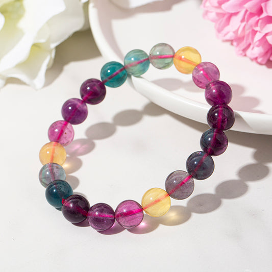 Rainbow Fluorite Chakra Bracelet – ORVEL GEMS