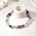 Load image into Gallery viewer, Colorful Fluorite Chip Crystal Beaded Bracelet
