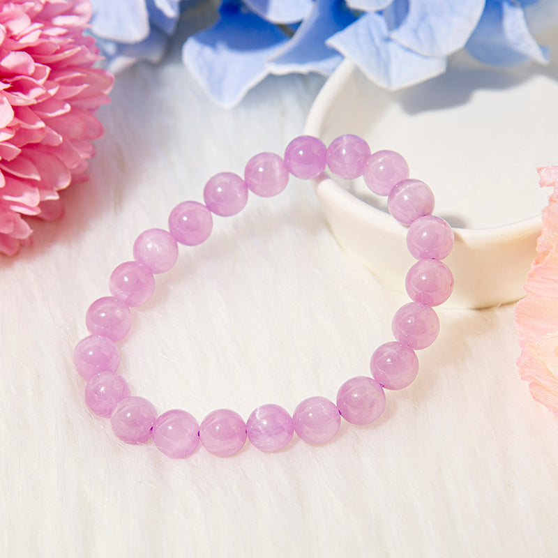 Premium Kunzite Cat's Eye Crystal Beaded Bracelets