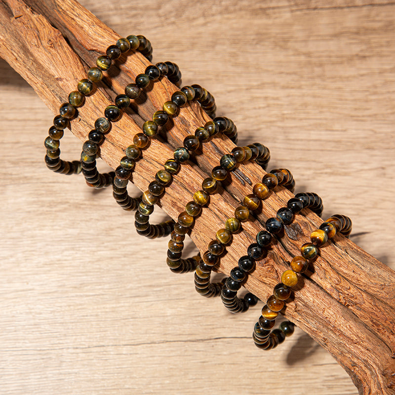 Chocolate Blue Tiger Eye Bracelet – ORVEL GEMS