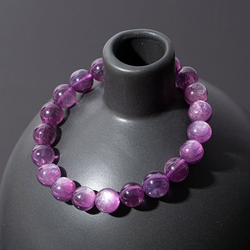 Premium Purple Gem Lepidolite Crystal Healing Bracelets