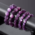 Load image into Gallery viewer, Premium Purple Gem Lepidolite Crystal Healing Bracelets
