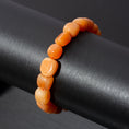 Load image into Gallery viewer, Orange Aventurine Nugget Healing Bracelet
