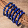 Load image into Gallery viewer, Lapis Lazuli Beaded Bracelet – ORVEL GEMS
