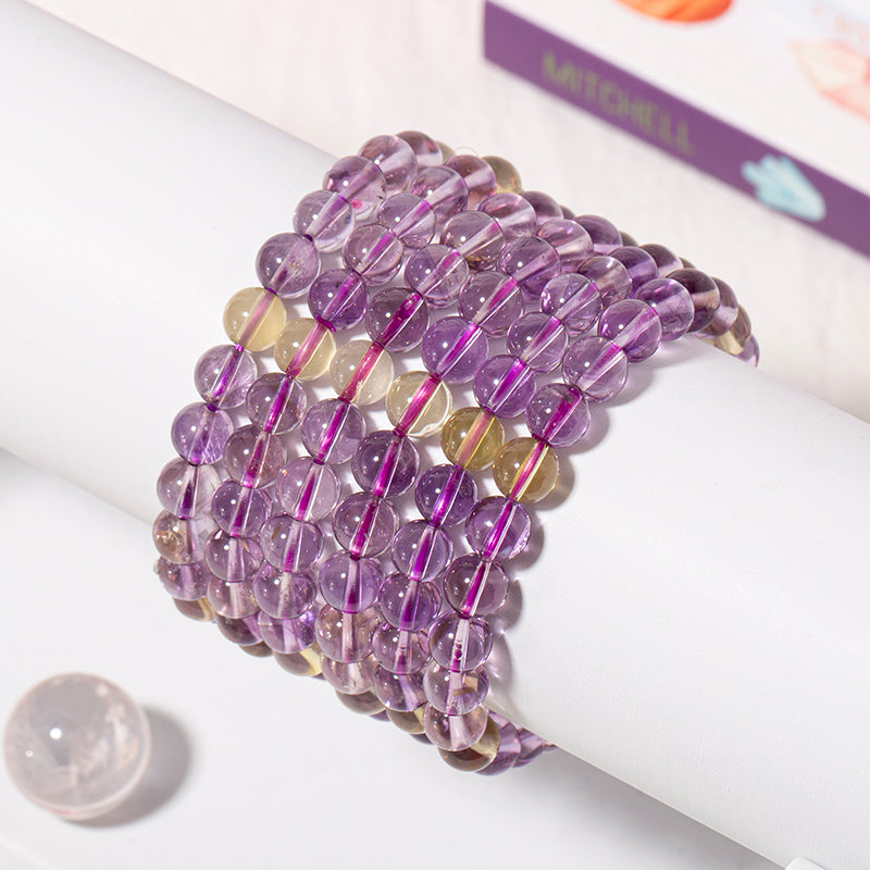 Immaculate Ametrine Crystal Healing Bracelet