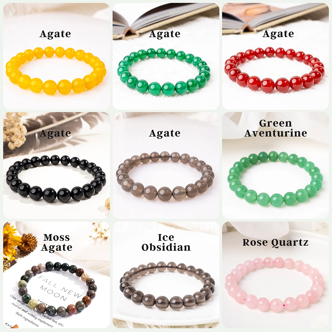 Live Lucky Bags with Natural Crystal Bracelets + Extra Free Gifts with Every Order! (100% Genuine Gemstones)