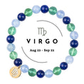 Load image into Gallery viewer, Virgo-12 Zodiac Sign Constellation Crystal Bracelet
