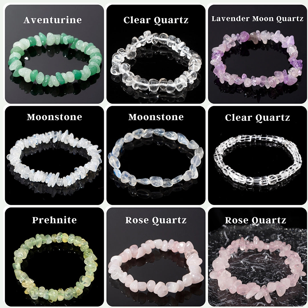 Live Lucky Bags with Natural Crystal Bracelets + Extra Free Gifts with Every Order! (100% Genuine Gemstones)