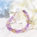 Load image into Gallery viewer, Radiant Ametrine Irregular Nugget Crystal Therapy Bracelet
