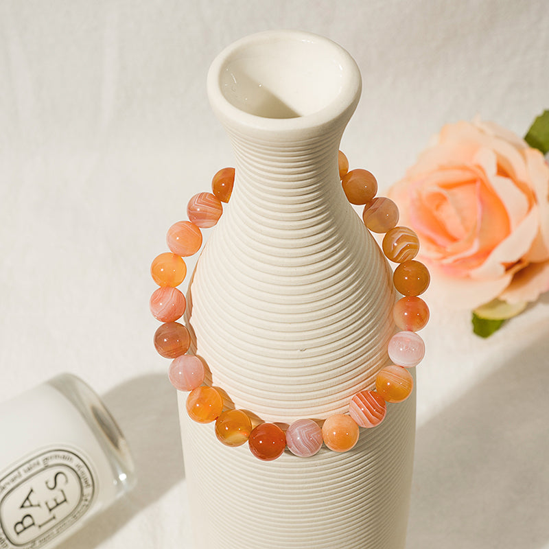 Botswana Agate Carnelian Bracelet – ORVEL GEMS