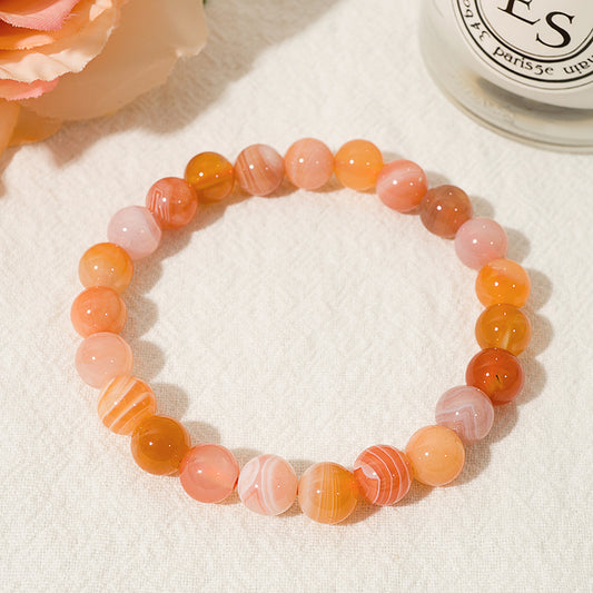 Botswana Agate Carnelian Bracelet – ORVEL GEMS