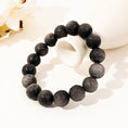 Load image into Gallery viewer, Silber Sheen Obsidian Moon Bracelet – ORVEL GEMS
