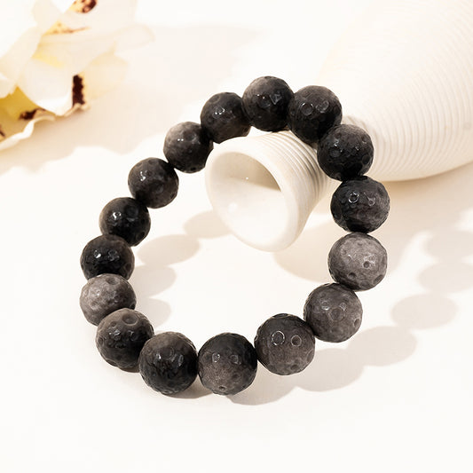 Silber Sheen Obsidian Moon Bracelet – ORVEL GEMS