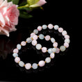 Load image into Gallery viewer, Morganite Freeform Tumbled Crystal Beaded Bracelets
