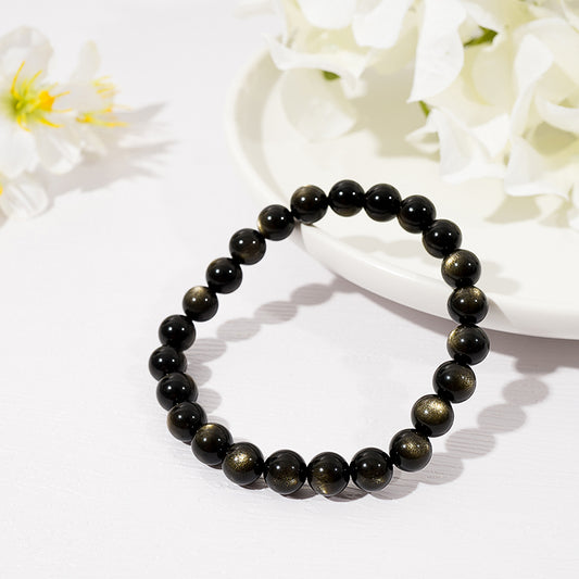 Golden Sheen Obsidian Bracelet – ORVEL GEMS