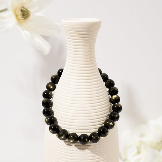 Golden Sheen Obsidian Bracelet – ORVEL GEMS