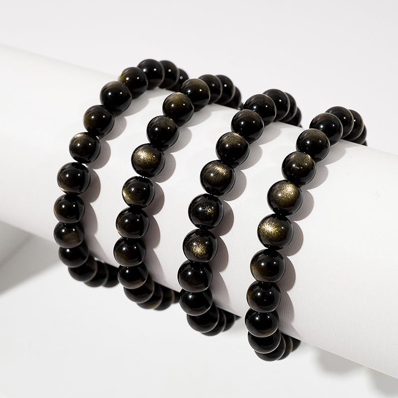 Golden Sheen Obsidian Bracelet – ORVEL GEMS