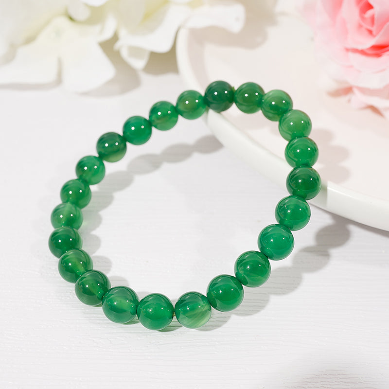 Green Agate Crystal Healing Bracelets – ORVEL GEMS