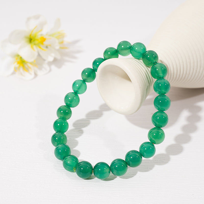 Green Agate Crystal Healing Bracelets – ORVEL GEMS