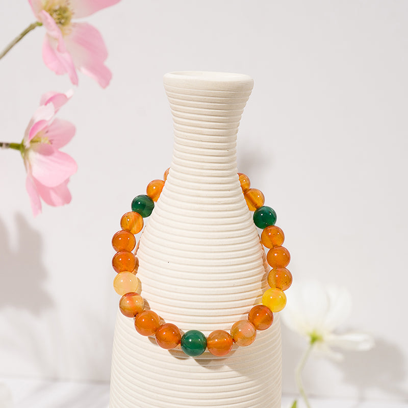 Orange Agate Crystal Healing Bracelets – ORVEL GEMS