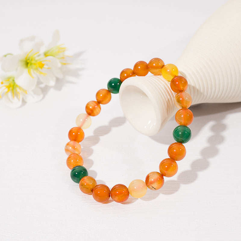 Orange Agate Crystal Healing Bracelets – ORVEL GEMS