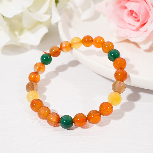 Orange Agate Crystal Healing Bracelets – ORVEL GEMS