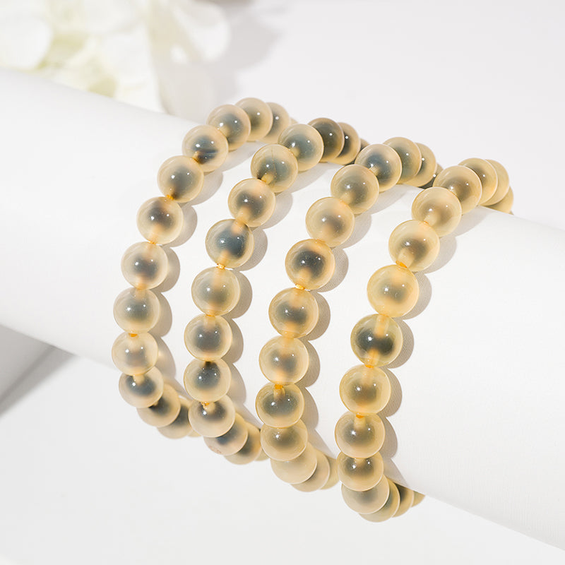 Handmade Candy Agate Crystal Healing Bracelet