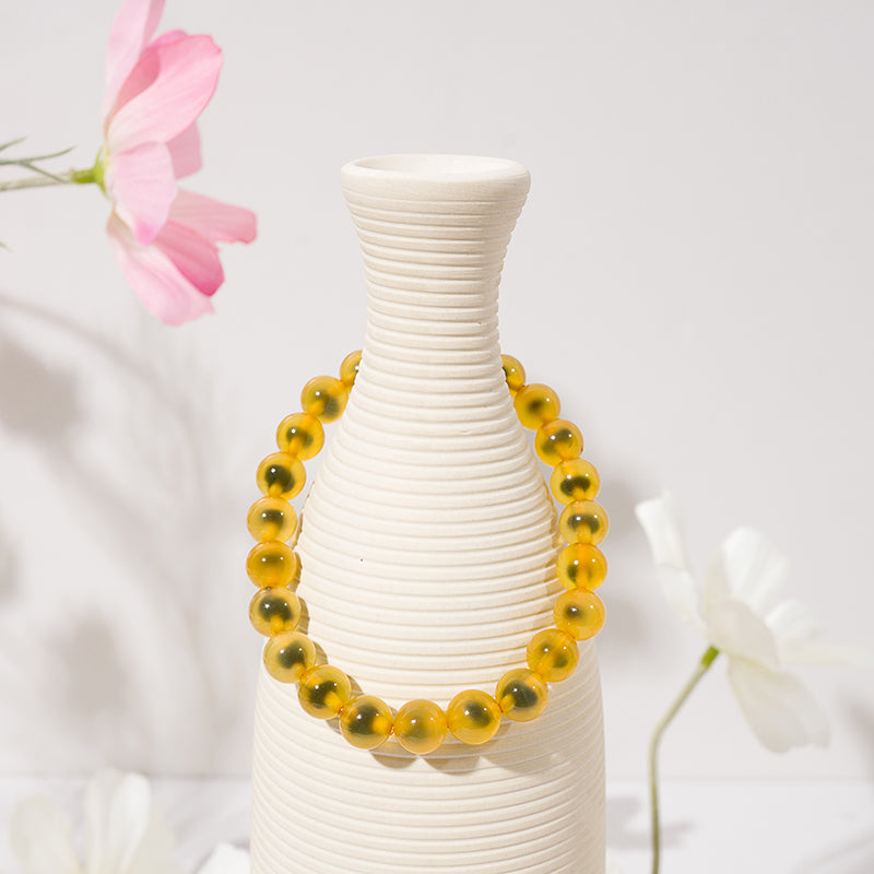 Yellow Candy Agate Bracelet – ORVEL GEMS