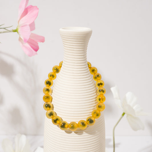 Yellow Candy Agate Bracelet – ORVEL GEMS