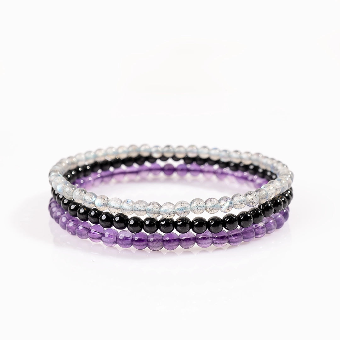 Negative Energy Protection Bracelet Stack