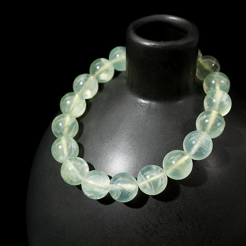 Calming Prehnite Crystal Healing Bracelets