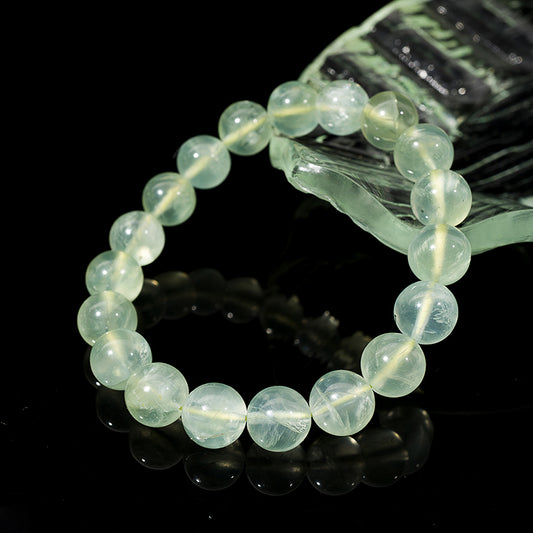 Calming Prehnite Crystal Healing Bracelets