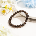 Load image into Gallery viewer, Clear Smoky Quartz Beaded Bracelet – ORVEL GEMS
