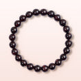 Load image into Gallery viewer, Vibrant Garnet Round Crystal Healing Bracelet
