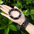 Load image into Gallery viewer, Silber Sheen Obsidian Moon Bracelet – ORVEL GEMS
