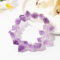 Load image into Gallery viewer, Raw Amethyst Point Crystal Healing Bracelet
