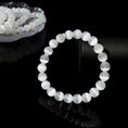 Load image into Gallery viewer, Pure Selenite Round Crystal Healing Bracelets
